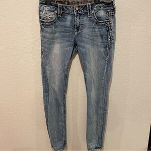 Women's Country Light Blue Skinny Jeans